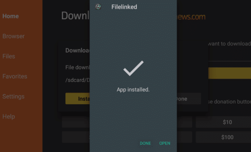 Install FileLinked on Firestick