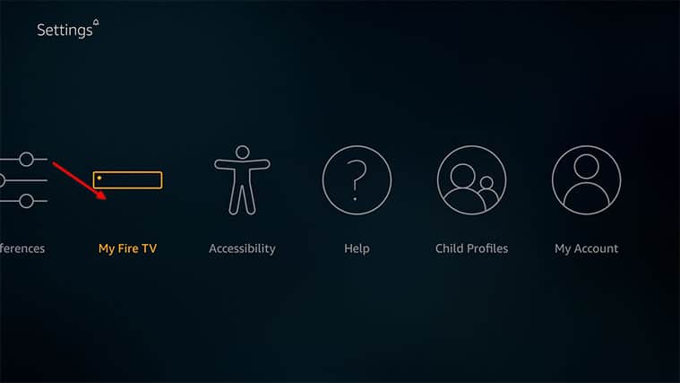 An image featuring how to enable apps from unknown sources on a FireStick device step2