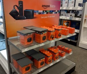 Amazon Fire TV at a store