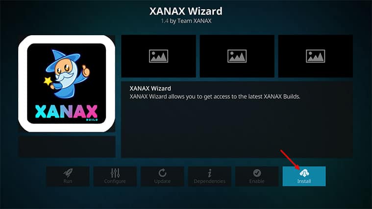 An image featuring an installation example of a Best Kodi Build for FireStick step14