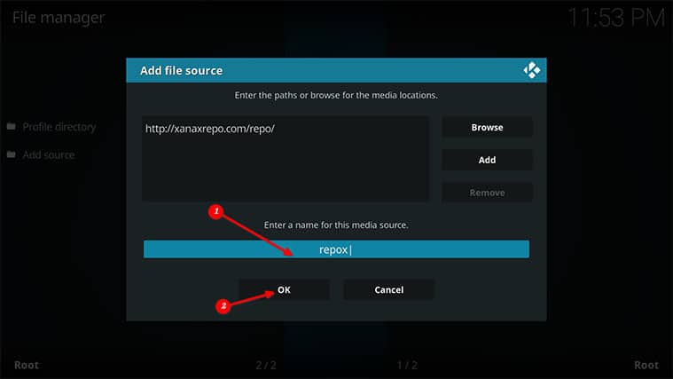 An image featuring an installation example of a Best Kodi Build for FireStick step5