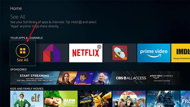 An image featuring How to Use Exousia APK on FireStick step1