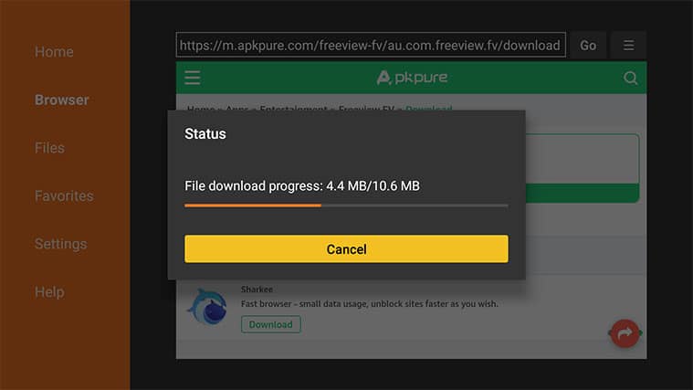 An image featuring how to Get the Downloader App To Install Freeview on FireStick step2e