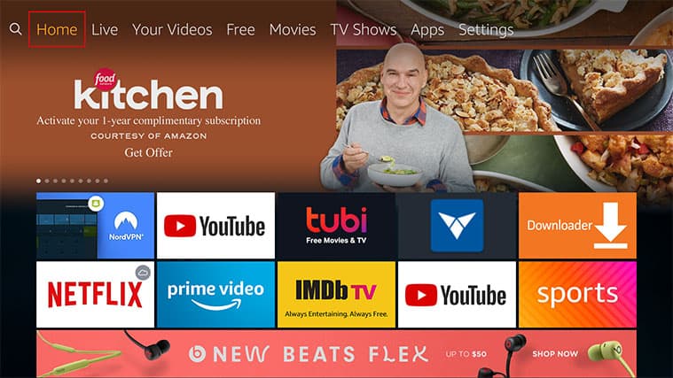 An image featuring how to install NordVPN on FireStick manually step5