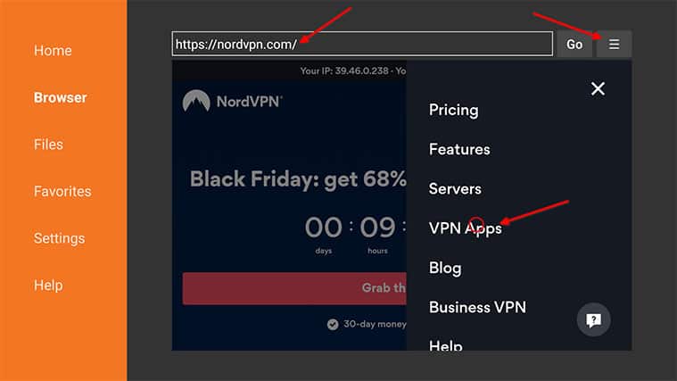 An image featuring how to install NordVPN on FireStick manually step7c