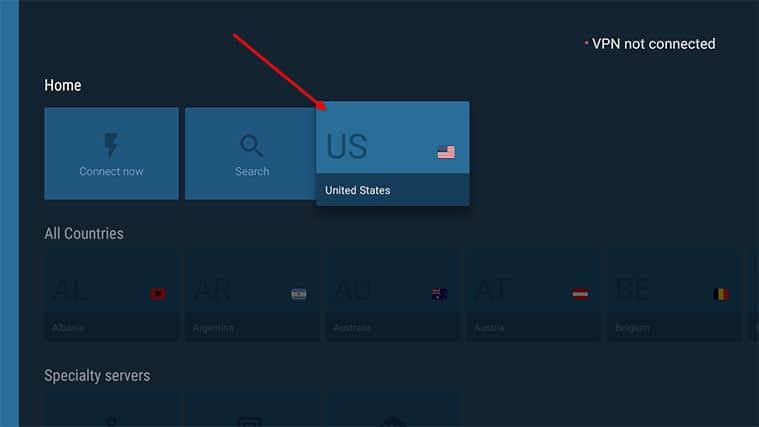 An image featuring how to use NordVPN on Firestick step3