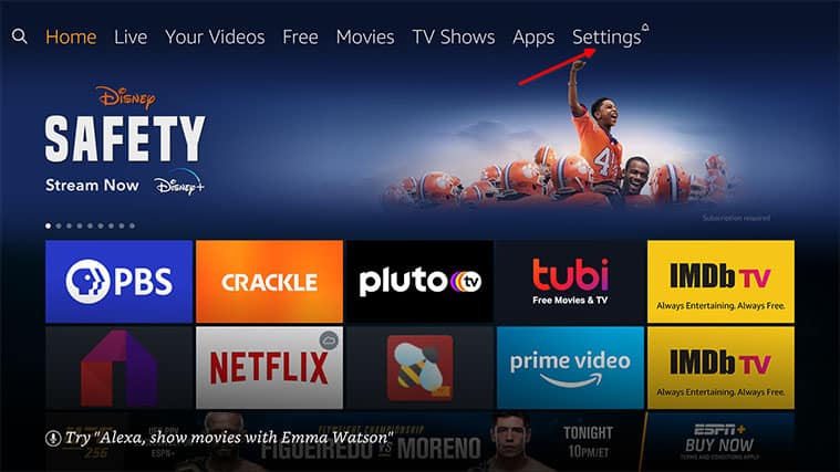 An image featuring how to fix Firestick not playing sound problem by checking your TV step1