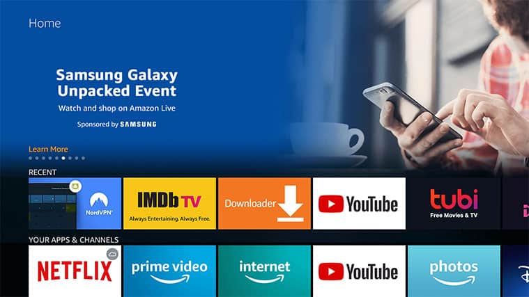 An image featuring how to clear the cache and app data on Amazon FireStick step1