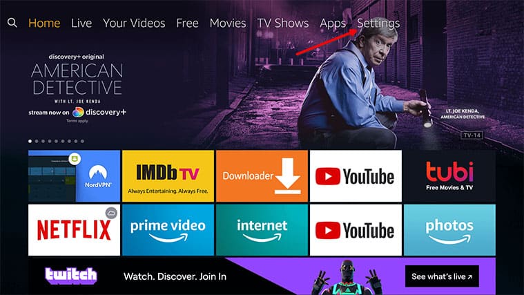 An image featuring how to deregister your Amazon FireStick step1