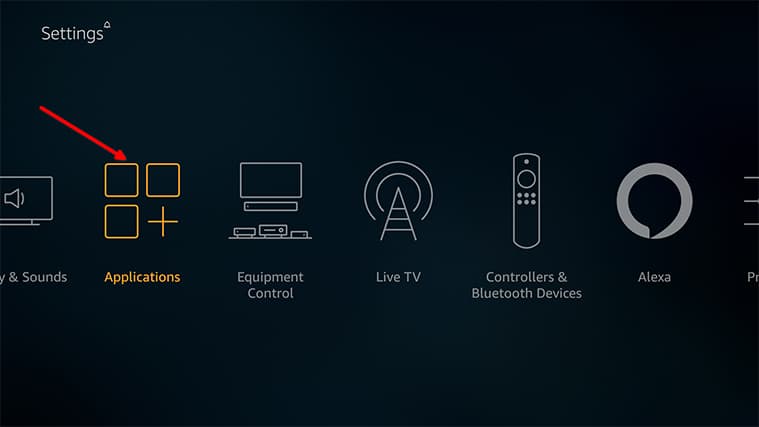 An image featuring how to force stop the FireStick app to fix audio lag issues step2