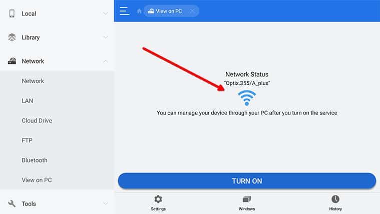 An image featuring how to connect your Fire TV with your PC step5