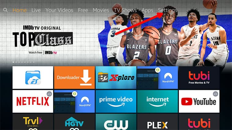 An image featuring how to update the firmware for Amazon FireStick step1