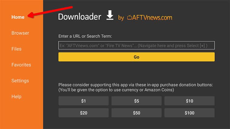 An image featuring how to install OLA TV APK on FireStick with downloader step11