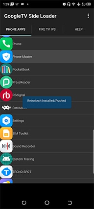 An image featuring how to install RetroArch emulator on an Android phone for Amazon Fire TV Stick step5b