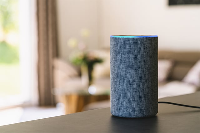 An image featuring the Amazon Echo device