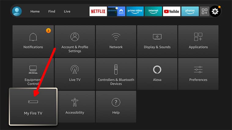 An image featuring how to set up Gratis IPTV in FireStick step3