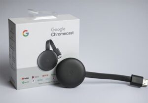 an image with chromecast original package 