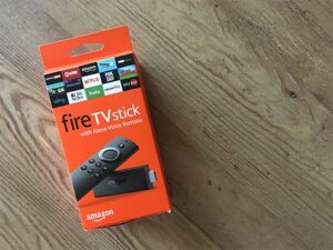 an image with FireTv stick original package