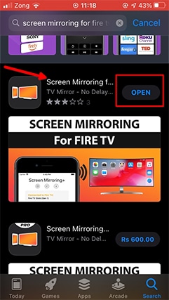 An image featuring how to Cast to FireStick From iPhone step2